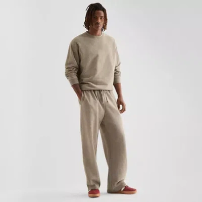 Arizona Mens Loose Fit Super Soft Fleece Pull-on Pant In Brown