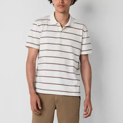 Arizona Mens Regular Fit Short Sleeve Polo Shirt In Multi