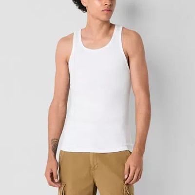 Arizona Mens Ribbed Tank Top In Multi