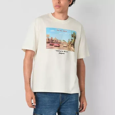 Arizona Mens Short Sleeve Boxy Fit Graphic T-shirt In Multi