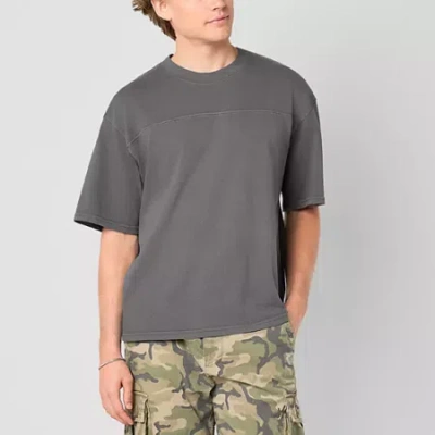 Arizona Mens Short Sleeve Boxy Fit T-shirt In Gray