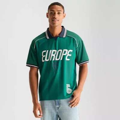 Arizona Mens Short Sleeve Jersey In Green
