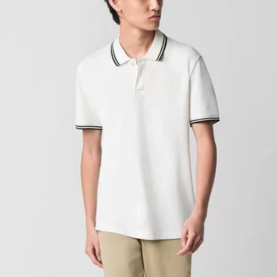 Arizona Mens Short Sleeve Tipped Polo In Multi