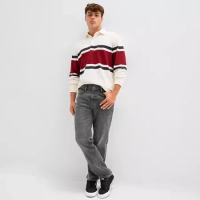 Arizona Mens Stretch Fabric Straight Leg Jean In Multi