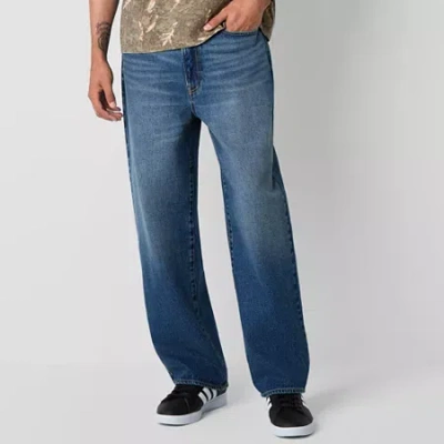 Arizona Mens Super Baggy Jean In Blue