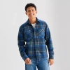Arizona Polar Fleece Mens Shirt Jacket In Blue
