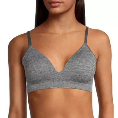 Arizona Seamless Full Coverage Wireless Full Coverage Bra 99999 In Gray