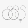 Arizona Silver Tone Womens Bow 3-pc. Necklace Set In Metallic