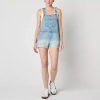 Arizona Sleeveless Womens Shortalls Juniors In Blue