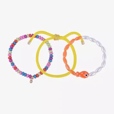 Arizona Unisex 3-pc. Bracelet Set In Gold