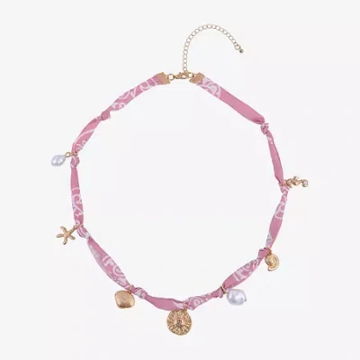 Arizona Womens 16 Inch Pendant Necklace In Purple