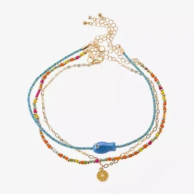 Arizona Womens 3-pc. Necklace Set In Multi