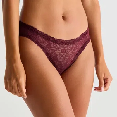 Arizona Womens Juniors Cheeky Panty 381335 In Red
