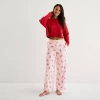Arizona Womens Juniors Pajama Pants In Pink