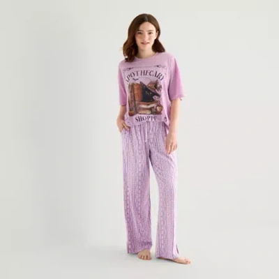 Arizona Womens Juniors Pajama Pants In Purple