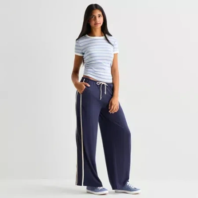 Arizona Womens Juniors Sweatpant In Blue