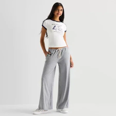 Arizona Womens Juniors Sweatpant In Gray