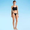 Arizona Womens Lined Juniors Bikini Swimsuit Bottom In Black