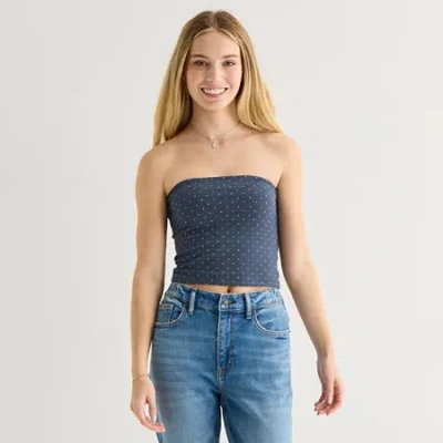 Arizona Womens Tube Top In Blue