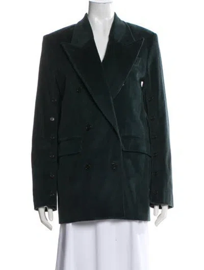 Pre-owned Arje Blazer In Green