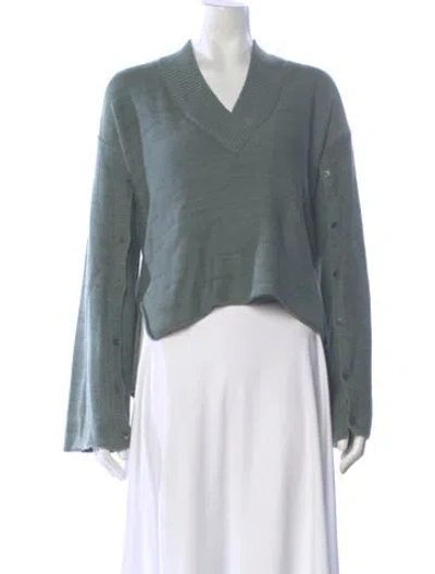 Pre-owned Arje V-neck Sweater In Multi
