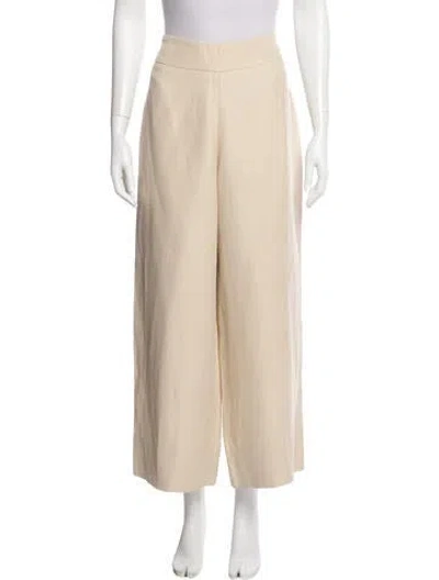 Pre-owned Arje Wide Leg Pants In Neutral