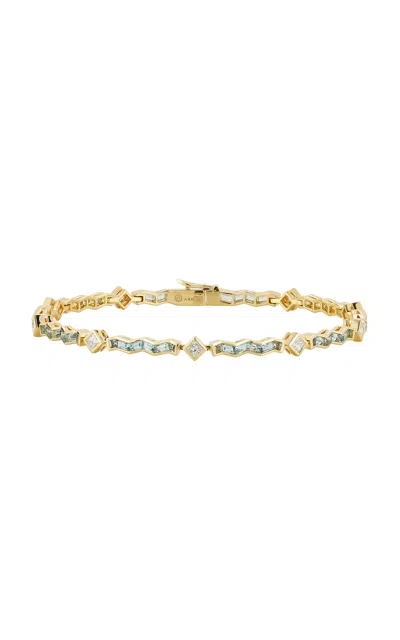 Ark 18k Yellow Gold Awakenings Tennis Bracelet In Water