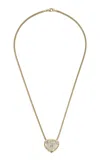Ark 18k Yellow Gold Diamond Venus Shield Necklace