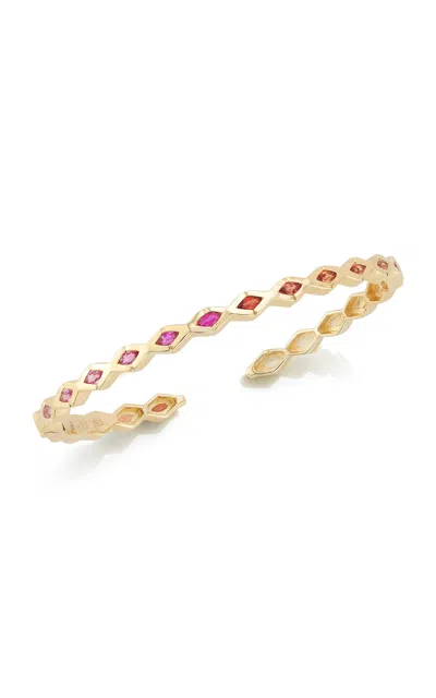 Ark 18k Yellow Gold Dreamscapes Cuff In Sunrise
