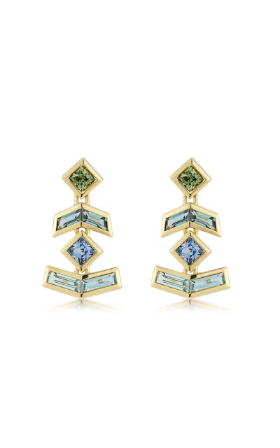 Ark 18k Yellow Gold Vibrations Mini Earrings In Ecstasy