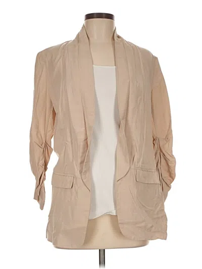 Pre-owned Ark & Co. Blazer Jacket In Tan