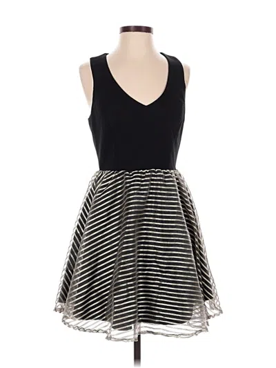 Pre-owned Ark & Co. Casual Dress In Black
