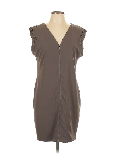 Pre-owned Ark & Co. Casual Dress In Gray