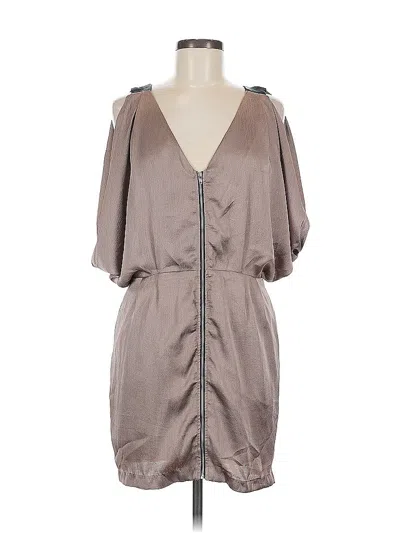 Pre-owned Ark & Co. Casual Dress In Gray