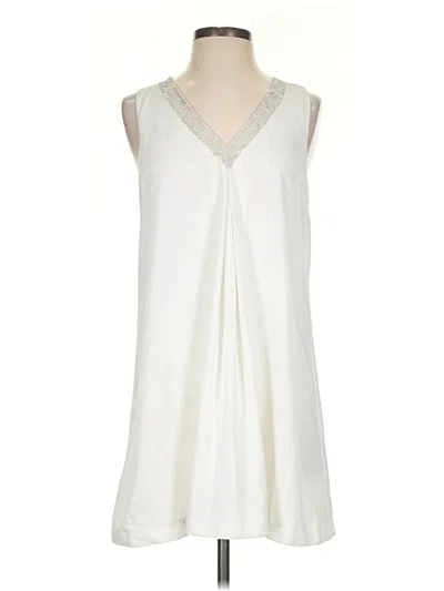 Pre-owned Ark & Co. Casual Dress In Ivory