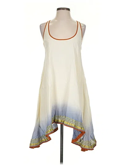 Pre-owned Ark & Co. Casual Dress In Ivory