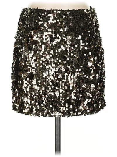 Pre-owned Ark & Co. Casual Skirt In Silver