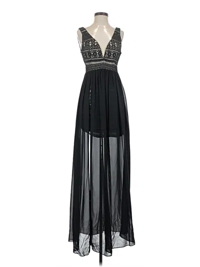 Pre-owned Ark & Co. Cocktail Dress In Black