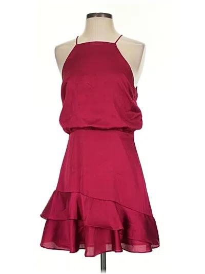 Pre-owned Ark & Co. Cocktail Dress In Burgundy
