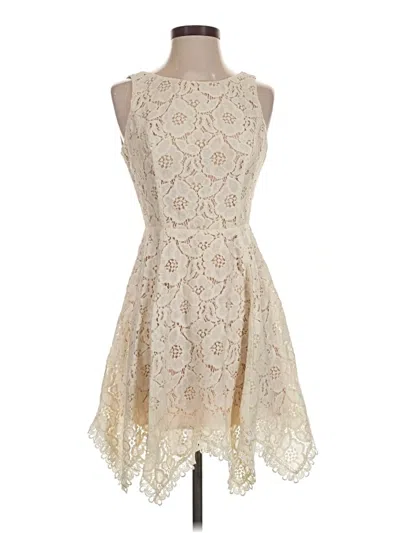 Pre-owned Ark & Co. Cocktail Dress In Ivory