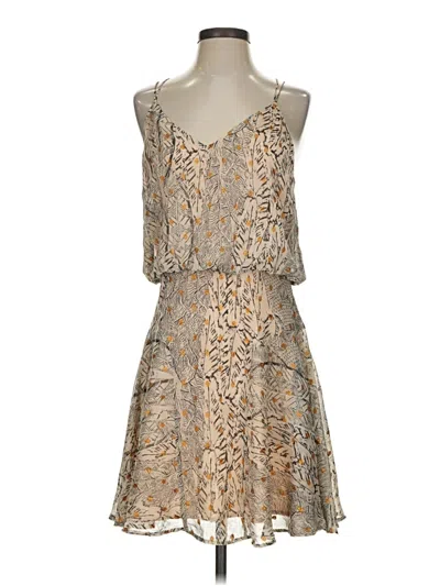 Pre-owned Ark & Co. Cocktail Dress In Tan