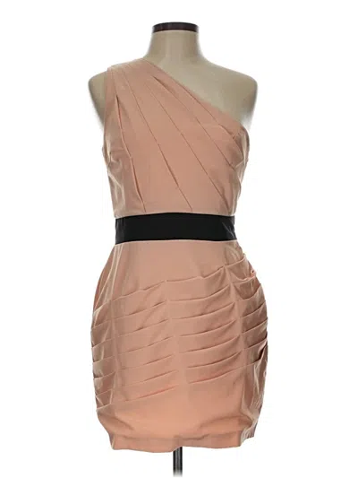 Pre-owned Ark & Co. Cocktail Dress In Tan