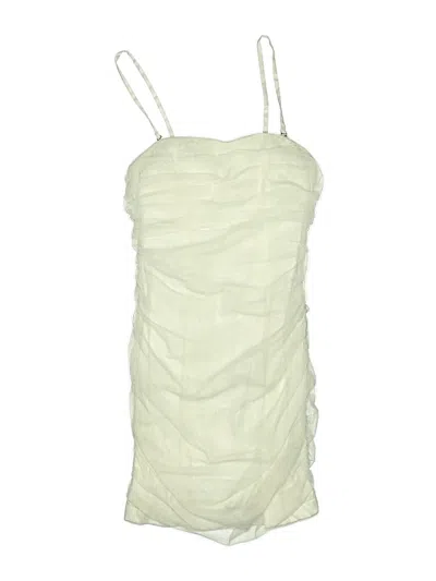 Pre-owned Ark & Co. Cocktail Dress In White