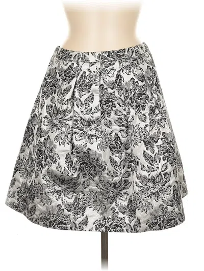 Pre-owned Ark & Co. Formal Skirt In Silver