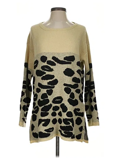 Pre-owned Ark & Co. Pullover Sweater In Gold