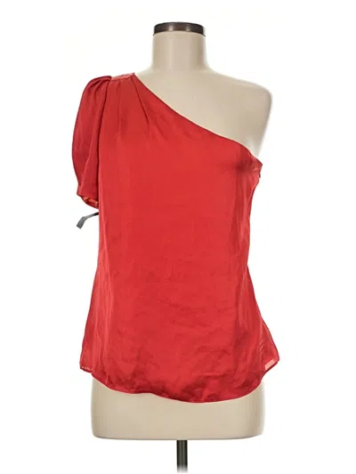 Pre-owned Ark & Co. Sleeveless Blouse In Red