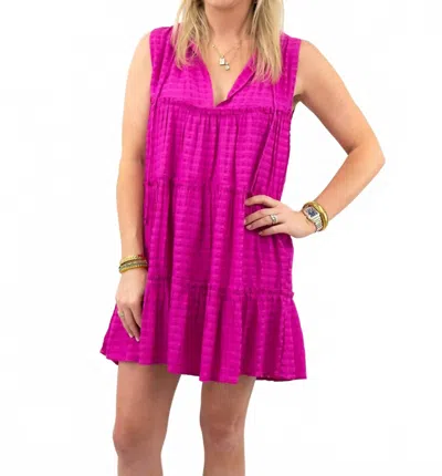 Ark & Co. Women's High Neck Sleeveless Dress In Pink
