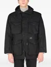Arkair Buttoned Hooded Shirt In Black