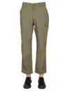 Arkair Brown Cargo Pants With Functional Design In Burgundy