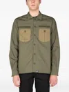 Arkair Chest-pocket Long-sleeve Shirt In Green